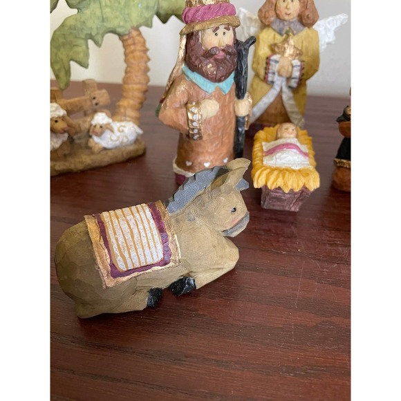 10 Piece Children, Youth Christmas Nativity Set, 5” Figures - Picture 4 of 8
